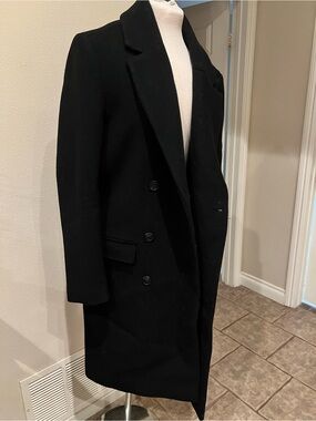 H&M Black Women’s Coat Size 38 Regular 100% Polyester